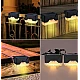 Set 4 Lampi Solare LED pentru scari gard stalpi rezistent la apa senzor de Lumina 8,1 cm x 5 cm x 4,5 cm Lumina Calda Set 4 Lampi Solare LED pentru scari gard stalpi rezistent la apa senzor de Lumina 8,1 cm x 5 cm x 4,5 cm Lumina Calda