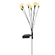 Lampa solara cu 6 Bulbi ALB CALD de gradina tip licurici Lampa solara cu 6 Bulbi ALB CALD de gradina tip licurici