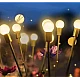 Lampa solara cu 6 Bulbi ALB CALD de gradina tip licurici Lampa solara cu 6 Bulbi ALB CALD de gradina tip licurici