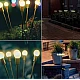 Lampa solara cu 6 Bulbi ALB CALD de gradina tip licurici Lampa solara cu 6 Bulbi ALB CALD de gradina tip licurici