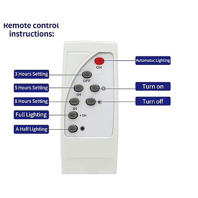 Lampa solara EP 138PLUS rotire sus jos 90 grade cu telecomanda