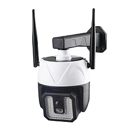 Lampa solara tip camera supraveghere falsa CCTV cu senzor si 2 antene