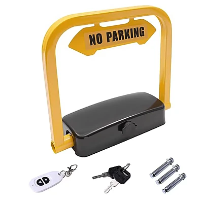 Blocator parcare automat tip bariera rabatabil functie anti furt cu alarma control de la distanta cu cheie si telecomanda Inclusa Blocator parcare automat tip bariera rabatabil functie anti furt cu alarma control de la distanta cu cheie si telecomanda Inclusa