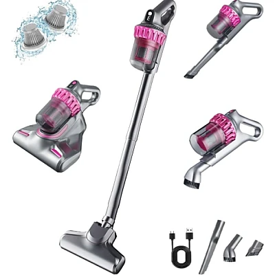 Aspirator multifunctional fara fir 4 in 1 pentru indepartarea acarienilor curatare saltele si tapiterie de masina Aspirator multifunctional fara fir 4 in 1 pentru indepartarea acarienilor curatare saltele si tapiterie de masina