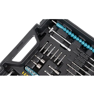 Pistol de impact 98VF cu 2 acumulatori si 40 accesori LEIH MANN