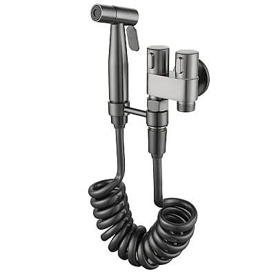 Set Dus Igienic Pentru Bideu sau Vas WC cu Furtun Extensibil si Toate Accesoriile Incluse Set Dus Igienic Pentru Bideu sau Vas WC cu Furtun Extensibil si Toate Accesoriile Incluse
