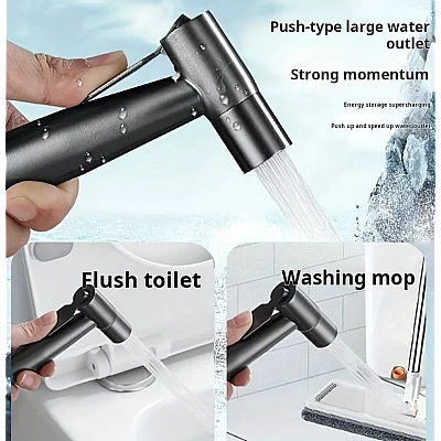 Set Dus Igienic Pentru Bideu sau Vas WC cu Furtun Extensibil si Toate Accesoriile Incluse Set Dus Igienic Pentru Bideu sau Vas WC cu Furtun Extensibil si Toate Accesoriile Incluse