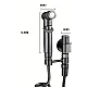 Set Dus Igienic Pentru Bideu sau Vas WC cu Furtun Extensibil si Toate Accesoriile Incluse Set Dus Igienic Pentru Bideu sau Vas WC cu Furtun Extensibil si Toate Accesoriile Incluse
