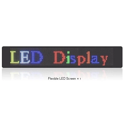 Panou LED auto afisaj cu led flexibil RGB programabil prin bluetooth Panou LED auto afisaj cu led flexibil RGB programabil prin bluetooth