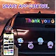 Panou LED auto afisaj cu led flexibil RGB programabil prin bluetooth Panou LED auto afisaj cu led flexibil RGB programabil prin bluetooth