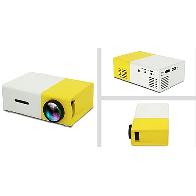 Videoproiector LED mini portabil YG300 de 400 / 600 LM 1080P Full Hd Videoproiector LED mini portabil YG300 de 400 / 600 LM 1080P Full Hd