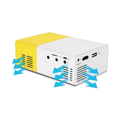 Videoproiector LED mini portabil YG300 de 400 / 600 LM 1080P Full Hd Videoproiector LED mini portabil YG300 de 400 / 600 LM 1080P Full Hd