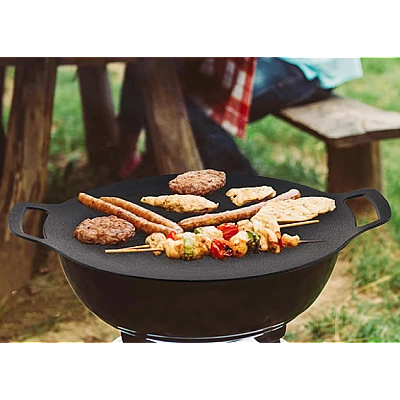 Plita rotunda coreeana pentru gratar 36 cm Plita rotunda coreeana pentru gratar 36 cm