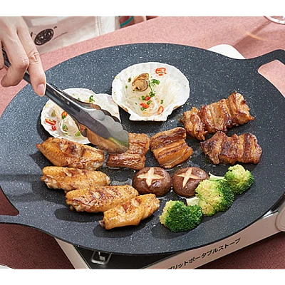 Plita rotunda coreeana pentru gratar 36 cm Plita rotunda coreeana pentru gratar 36 cm