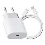 Incarcator Retea cu cablu USB Type C si Lightning 20W OFF