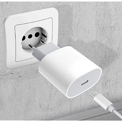 Incarcator Retea cu cablu USB Type C si Lightning 20W OFF