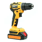 Trusa Autofiletanta cu 2 acumulatori LIDUO 36V galbena