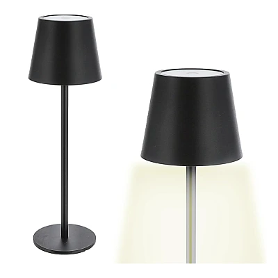 Lampa de birou cu senzor tactil si 3 moduri de iluminare NEAGRA Lampa de birou cu senzor tactil si 3 moduri de iluminare NEAGRA