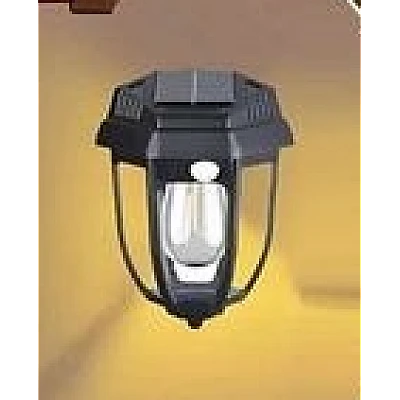 Set 2 x Lampa solara de gradina tip felinar cu tarus CL D68