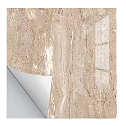 Set 5 Placi autoadezive CLS-08 pentru perete tip marmura 60 x 60 cm CREM