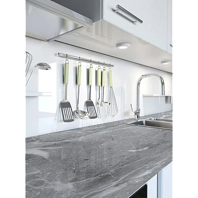 Set 2 Folii imitatie marmura GRI cu ALB autoadezive pentru bucatarie baie 60 x 300 cm Set 2 Folii imitatie marmura GRI cu ALB autoadezive pentru bucatarie baie 60 x 300 cm