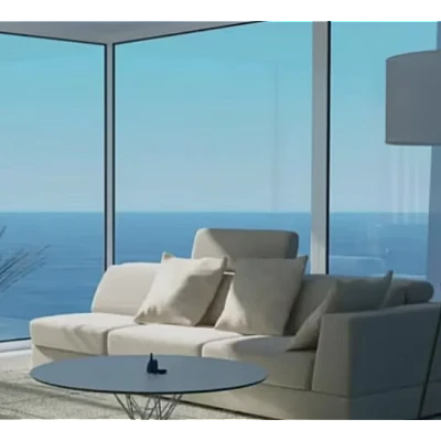 Folie Reflexiva protectie Geamuri montare pe interior cu efect de oglinda si protectie solara UV Argintie 45 x 300 cm Folie Reflexiva protectie Geamuri montare pe interior cu efect de oglinda si protectie solara UV Argintie 45 x 300 cm