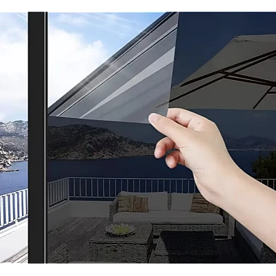 Folie Reflexiva protectie Geamuri montare pe interior si protectie solara UV NEAGRA 45 x 300 cm Folie Reflexiva protectie Geamuri montare pe interior si protectie solara UV NEAGRA 45 x 300 cm