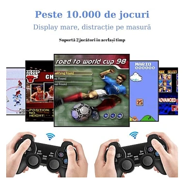 Consola Retro Tip Stick 10.000 de Jocuri Video Instalate 2 Controler Wireless HDMI USB wireless Consola Retro Tip Stick 10.000 de Jocuri Video Instalate 2 Controler Wireless HDMI USB wireless