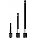Set 3 prelungitoare pentru surubelnita 60mm 100mm 150mm negru Set 3 prelungitoare pentru surubelnita 60mm 100mm 150mm negru