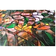 Folie autoadeziva pentru geam flori colorate 45 x 500 cm Folie autoadeziva pentru geam flori colorate 45 x 500 cm