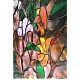 Folie autoadeziva pentru geam flori colorate 45 x 500 cm Folie autoadeziva pentru geam flori colorate 45 x 500 cm