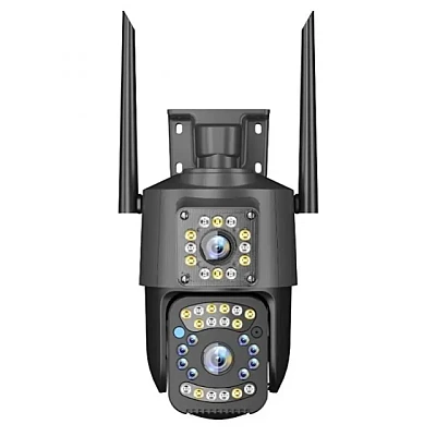 Camera de supraveghere dubla profesionala rotativa GRI cu leduri multiple Camera de supraveghere dubla profesionala rotativa GRI cu leduri multiple
