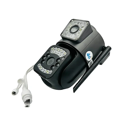 Camera de supraveghere dubla profesionala rotativa GRI cu leduri multiple Camera de supraveghere dubla profesionala rotativa GRI cu leduri multiple