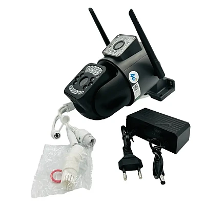 Camera de supraveghere dubla profesionala rotativa GRI cu leduri multiple Camera de supraveghere dubla profesionala rotativa GRI cu leduri multiple