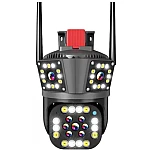 Camera de supraveghere inteligenta 4K cu senzor de miscare LED infrarosii si lumini LED albe
