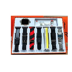 Ceas smartwatch ultra 3 cu 7 bratari culori diferite Ecran tactil HD
