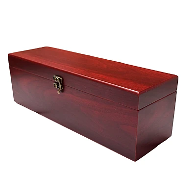 Cutie pentru Vin din Lemn cu 4 Accesorii Tirbuson Dop elegant Dop servire Inel antipicurare 36 x 11cm
