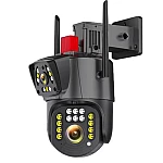 Camera de supraveghere FullHd 4MP PTZ WiFi exterior/interior Night Vision Color Comunicare bidirectionala Intelligent tracking