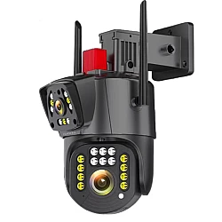 Camera de supraveghere FullHd 4MP PTZ WiFi exterior/interior Night Vision Color Comunicare bidirectionala Intelligent tracking