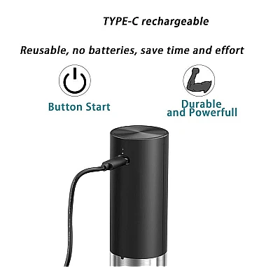 Set Tirbuson Electric 4 in 1 reincarcabil alimentare USB Set Tirbuson Electric 4 in 1 reincarcabil alimentare USB
