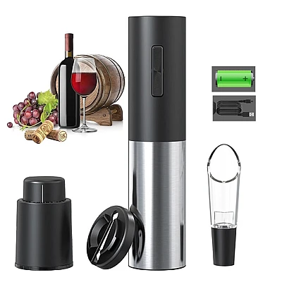 Set Tirbuson Electric 4 in 1 reincarcabil alimentare USB Set Tirbuson Electric 4 in 1 reincarcabil alimentare USB