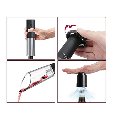 Set Tirbuson Electric 4 in 1 reincarcabil alimentare USB Set Tirbuson Electric 4 in 1 reincarcabil alimentare USB