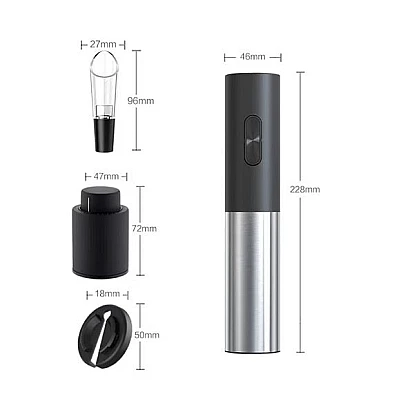 Set Tirbuson Electric 4 in 1 reincarcabil alimentare USB Set Tirbuson Electric 4 in 1 reincarcabil alimentare USB