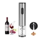 Tirbuson electric pentru sticle de vin cu dispozitiv inlaturare sigiliu Argintiu