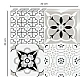 Set 12 placi autocolante din vinil 30 x 30 cm rezistente la apa model FLORAL ALB NEGRU DP0202 Set 12 placi autocolante din vinil 30 x 30 cm rezistente la apa model FLORAL ALB NEGRU DP0202