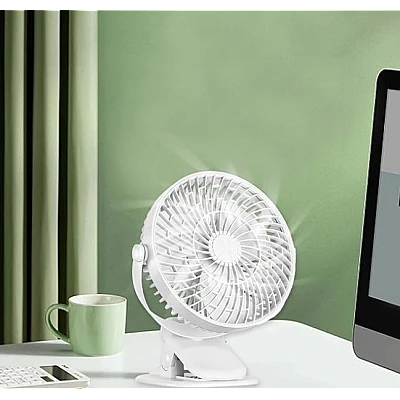 Ventilator de birou cu clema rotire 360 grade silentios Ventilator de birou cu clema rotire 360 grade silentios