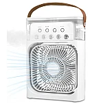 Ventilator portabil 3 1n 1 racorire umidificare si iluminare in 7 culori
