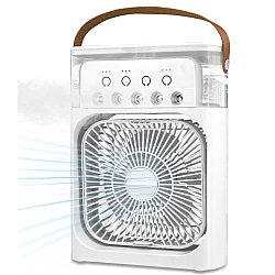 Ventilator portabil 3 1n 1 racorire umidificare si iluminare in 7 culori