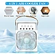 Ventilator portabil 3 1n 1 racorire umidificare si iluminare in 7 culori Ventilator portabil 3 1n 1 racorire umidificare si iluminare in 7 culori