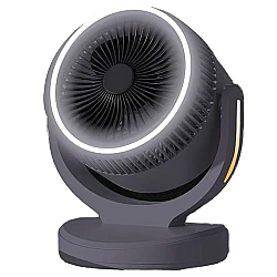 Ventilator de birou cu 3 trepte de viteza rotire 360 grade silentios